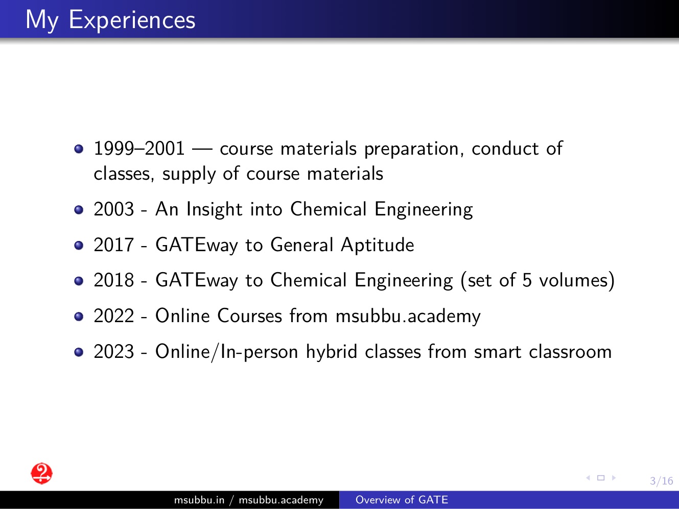 Thermodynamics - Video Lectures: Overview Of GATE Chemical Engineering ...